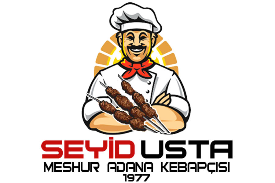 Seyid usta meşhur Adana kebapçısı logo restorasyonu.