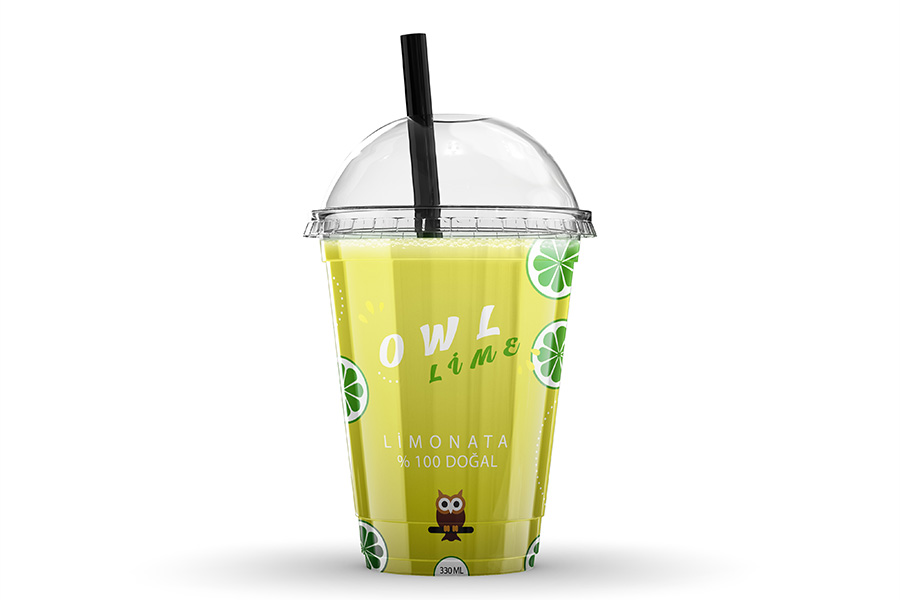 limonata, smoothie bardağı tasarımı