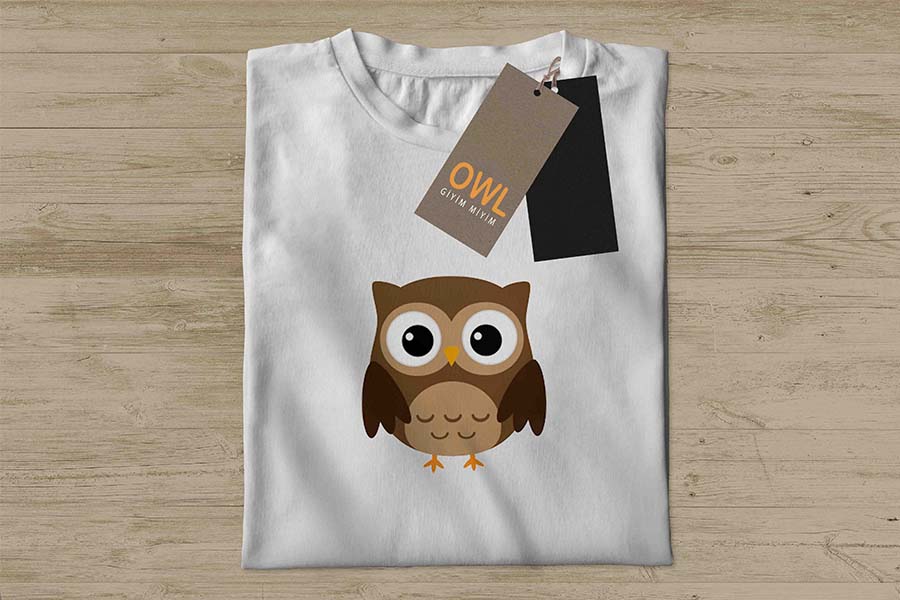 T-shirt tasarımı, tekstil etiketi tasarımı