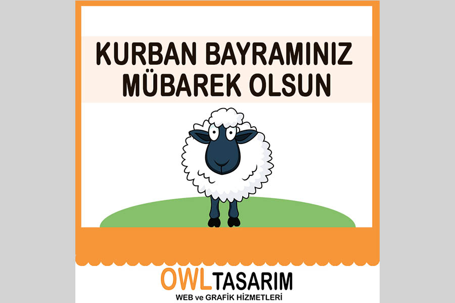 Kurban bayramı sosyal medya paylaşım postu