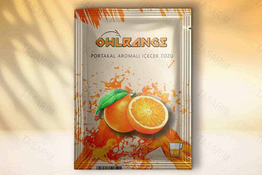 Toz içecek ambalajı tasarımı